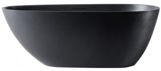 Ванна из искусственного камня ABBER Dortmund AM9911B 170x75см чёрный